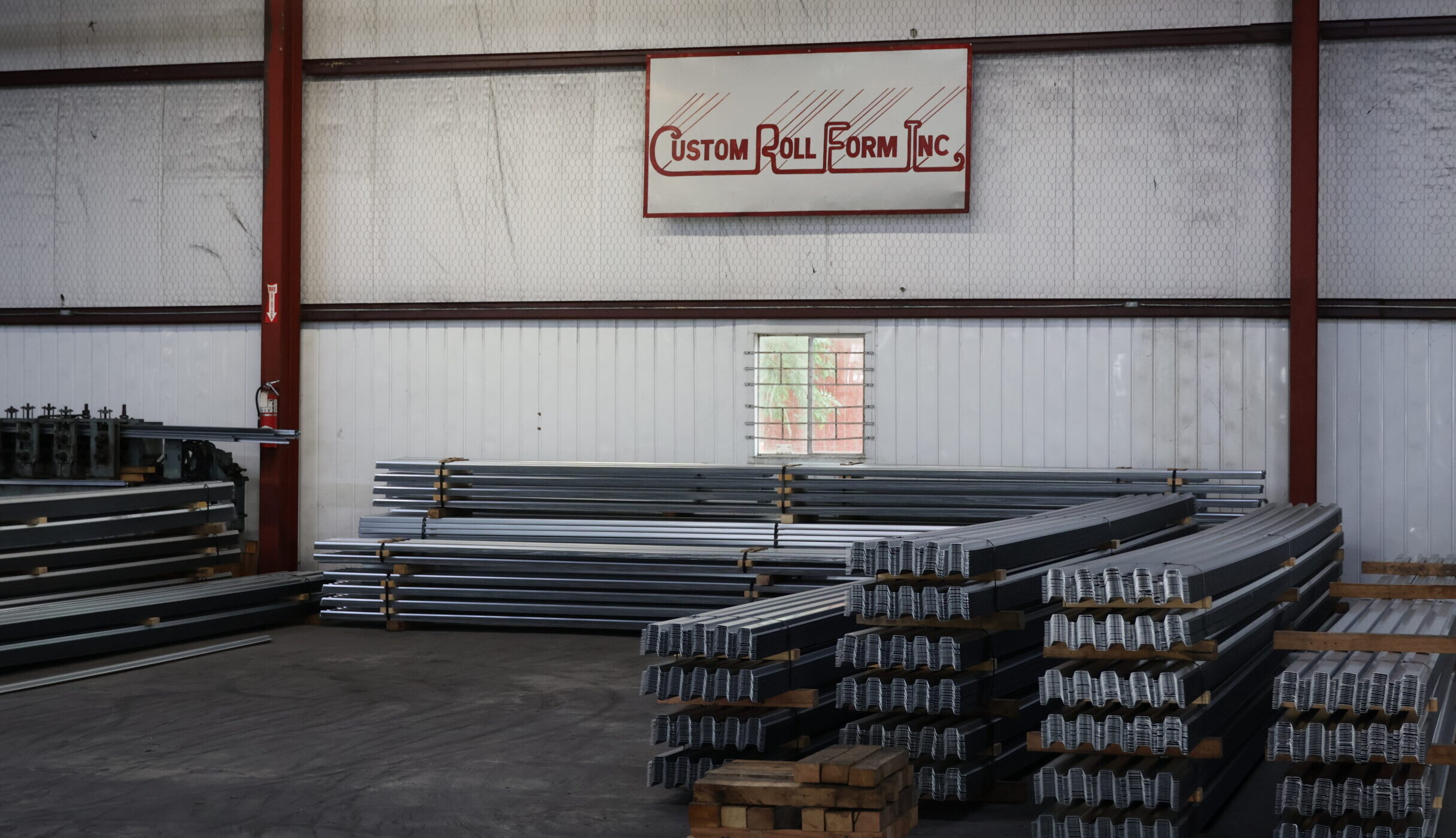 Display of all Custom Roll products on white cloth